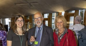 Dr Norman Wallace and his wife Miriam at our 160th-anniversary event at the Scottish Parliament last June.